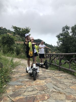Easy Folding foot stepping 30km 3 Wheel E Scooter